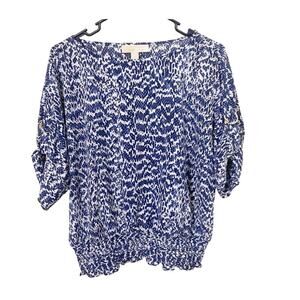 Michael Kors Flare-Sleeves in Navy size Small